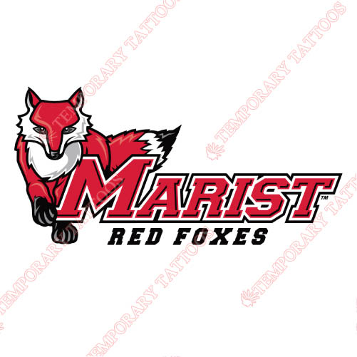Marist Red Foxes Customize Temporary Tattoos Stickers NO.4957